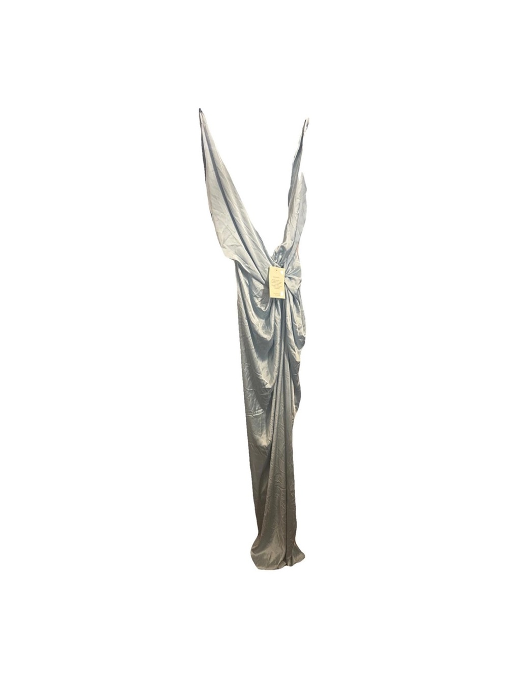 Baobab Collection Silver Satin Maxi Dress